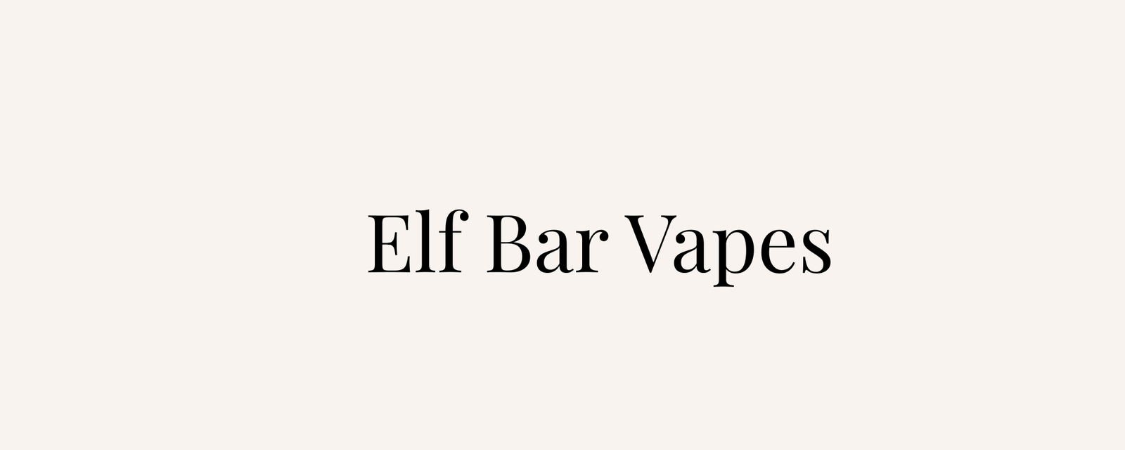 elf-bar-vapes